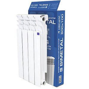 Биметаллический радиатор STI Bimetal- Белый