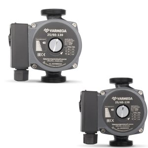 Циркуляционныи насос Varmega Basic с “мокрым” ротором, с гайками и кабелем